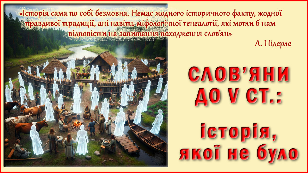 Слов’яни до V ст.: історія, якої не було!